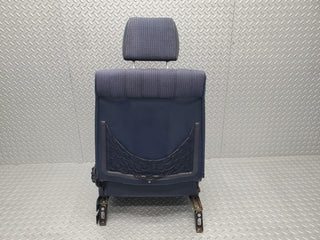 W123 front left seat blue used OEM