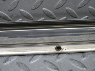W109 rear right door sill chrome used OEM