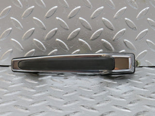 W123 rear left exterior chrome handle used OEM