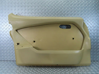 W116 front left door card beige used OEM