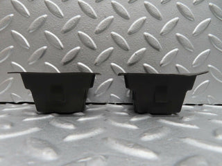 W116 rear window switch plastic pocket pair used OEM