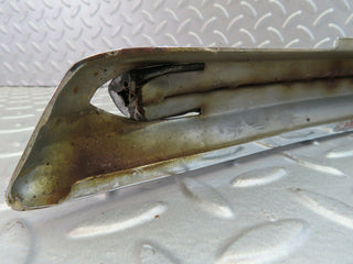 W116 front right upper bumper chrome used OEM
