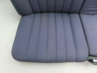 W123 Coupe rear seat blue used OEM