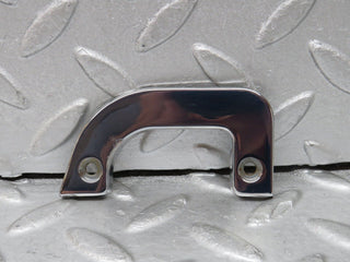 W109 door latch interior chrome trim left side used OEM