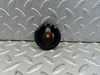 W123 Coupe headlight switch black collar and knob used OEM