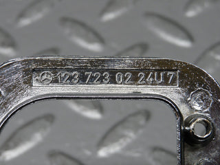0542 Mercedes-Benz W123 230E Right Interior Chrome Door Latch Trim 1237230224