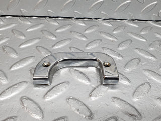 40897 Mercedes-Benz W126 300SE Interior Chrome Door Latch Trim Left 1237230124