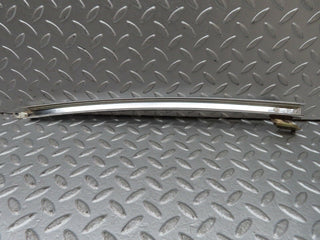 W116 rear left door chrome window channel used OEM