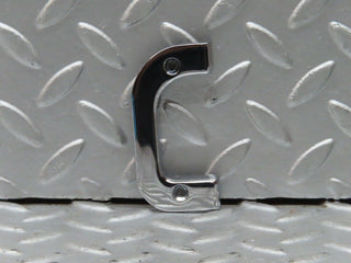 21489 Mercedes-Benz W126 300SE Right Chrome Door Latch Trim 1237230224