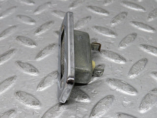 W109 number plate light chrome used OEM