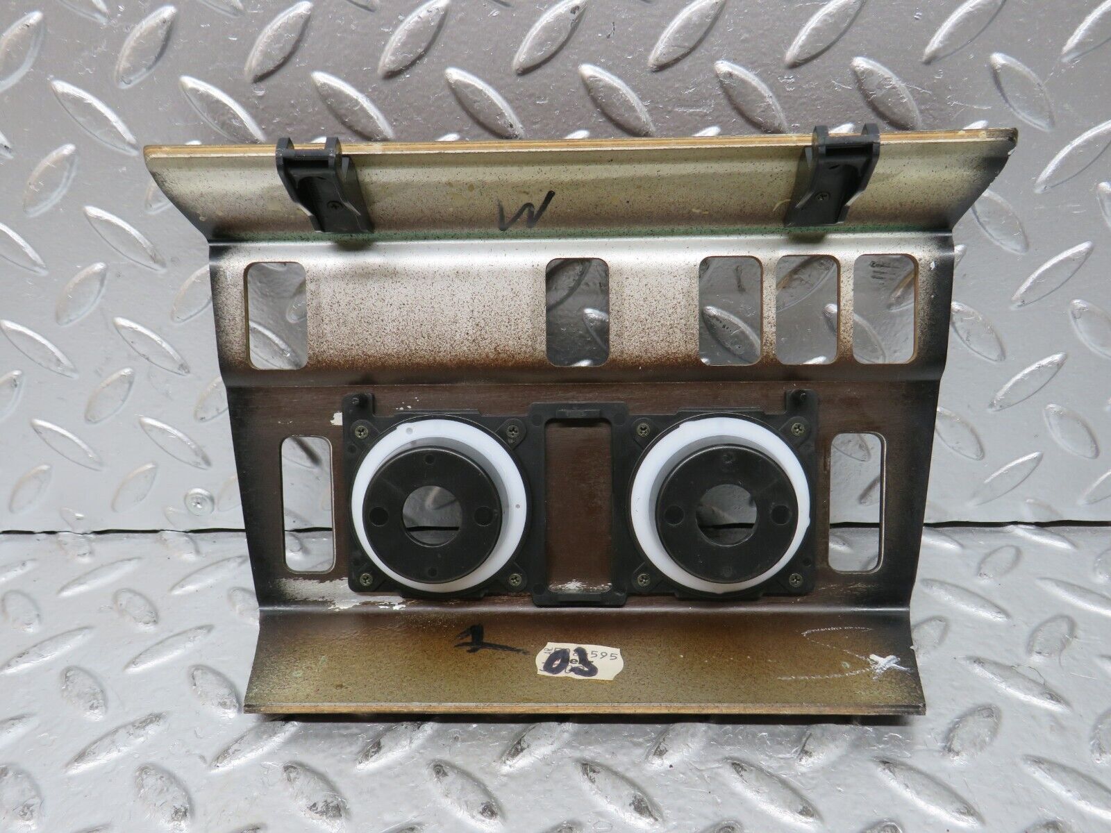 27593 Mercedes-Benz S124 300TE Wagon Heater Control Panel Wood Trim 1246830275