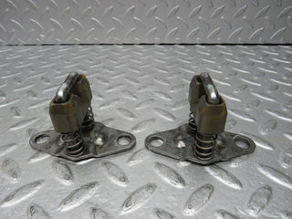 W126 Coupe bonnet lock catch pair used OEM
