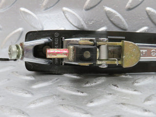 W123 rear left exterior chrome handle used OEM