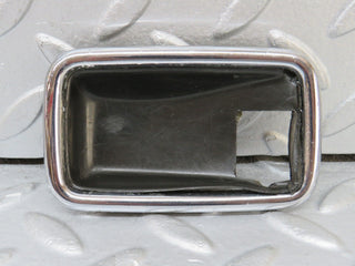 W108 chrome frame for door opener right used OEM
