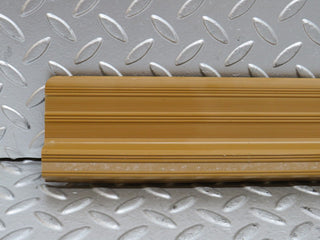 W123 rear left door sill trim palomino used OEM