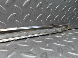 W108 rear left door chrome moulding trim used OEM