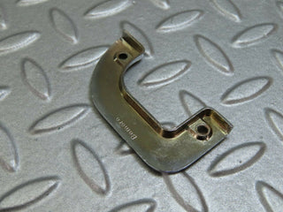 W115 left interior chrome door latch trim used OEM