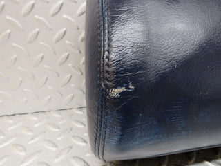 R129 SL front left seat headrest blue leather used OEM