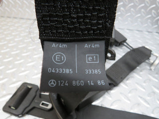 W124 rear seat belt with buckles used OEM