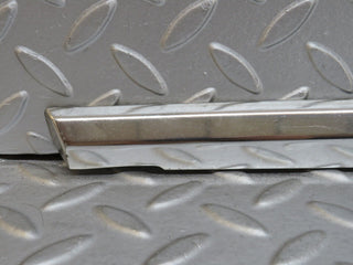 W126 rear left door chrome moulding trim used OEM