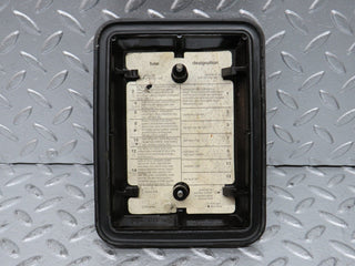 31998 Mercedes-Benz W123 230E Fuse Box Cover Lid 1235400082