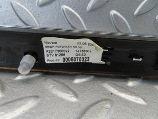 11104 Mercedes-Benz W221 S320 Rear Left Interior Wood Trim 2217300522