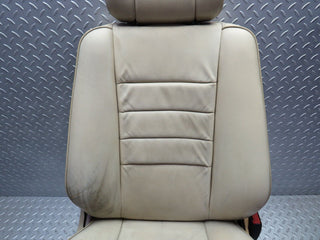 34547 Mercedes-Benz C126 380SEC Front Right Electric Driver Seat Leather Beige