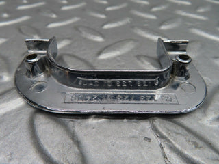 W123 left chrome door latch trim used OEM