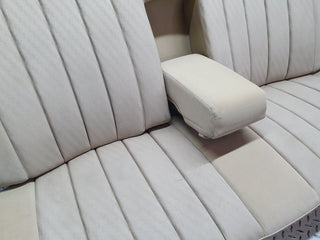 W126 rear seat beige used OEM