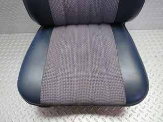 W123 front left passenger seat blue used OEM