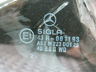 24441 Mercedes-Benz S124 220TE Wagon Rear Left Door Window Glass