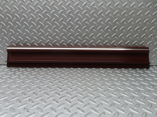 21485 Mercedes-Benz W126 300SE Front Left Door Sill Cover Burgundy Red