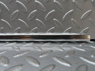 W123 front left door chrome moulding trim used OEM