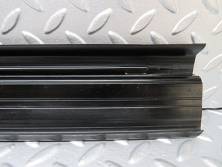 W123 front left door sill trim black used OEM