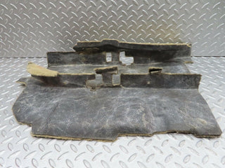 R129 SL rear floor cross member mat carpet cream used OEM