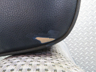 W123 front right driver seat blue used OEM