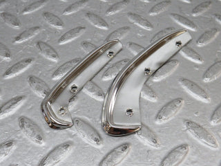 W109 interior door handle chrome trim pair right used OEM