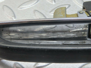 W123 exterior chrome door handle rear right used OEM