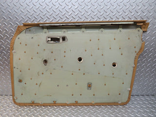 W123 front left door card palomino used OEM