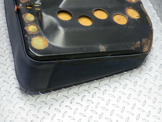 W123 Coupe rear seat bottom blue half leather used OEM