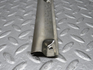 R129 SL folding top chrome top cover trim left used OEM