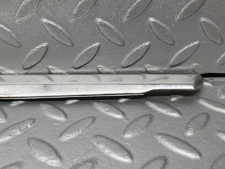 W126 front left door chrome moulding trim used OEM