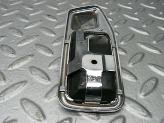 W123 Wagon door opener chrome frame left used OEM