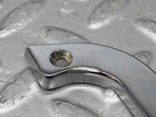 W109 door latch interior chrome trim left side used OEM