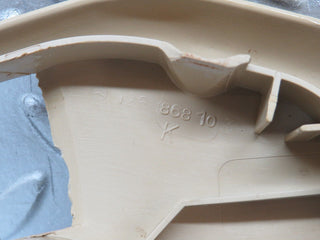 37058 Mercedes-Benz C126 420SEC Coupe Seat Belt Runner Cover Right Beige 1268681039