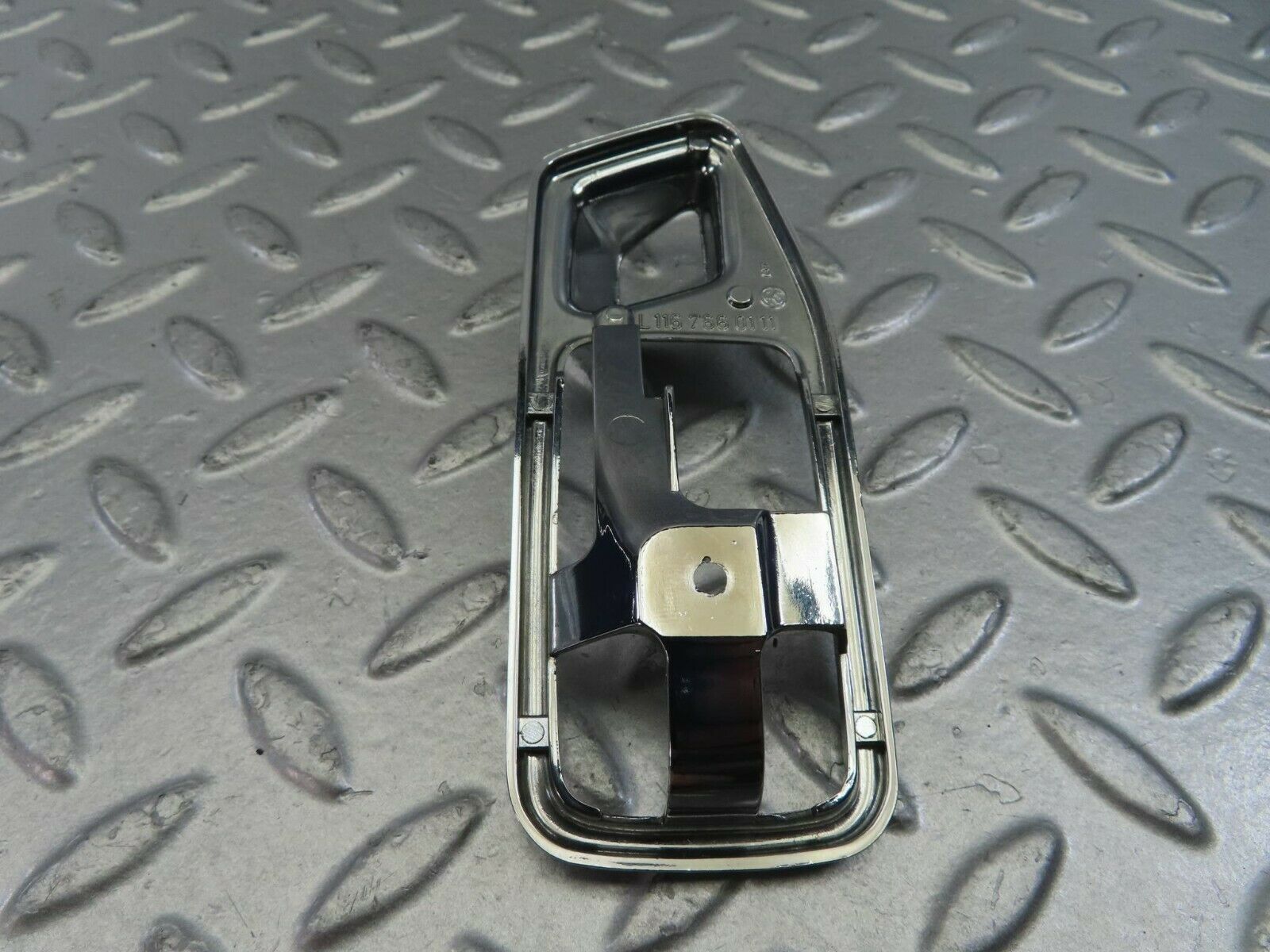 10833 Mercedes-Benz W123 230E Chrome Frame For Door Opener Left 1167660111