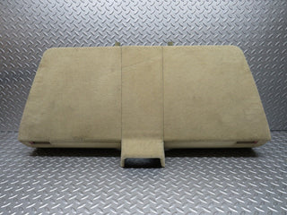R129 SL rear storage carpet panel beige used OEM