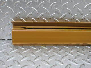 W123 rear right door sill trim palomino used OEM