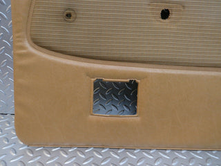 W123 rear right door card palomino used OEM