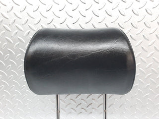 W123 front seat headrest leather black used OEM